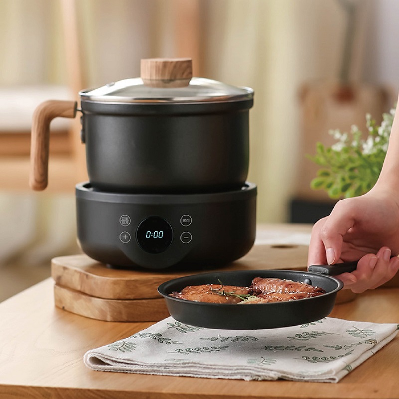 Kitchen Appliances Sales - 110V/220V Multifunctionele Elektrische Kookpot Anti-aanbak Koekenpan