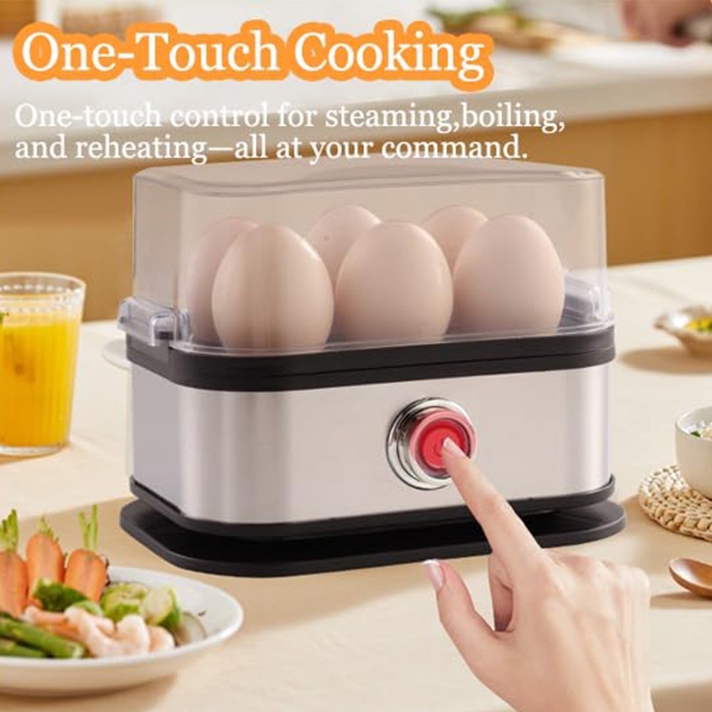 Egg Cooker Rapid - 200 W Power Eierenkoker 6 Eieren