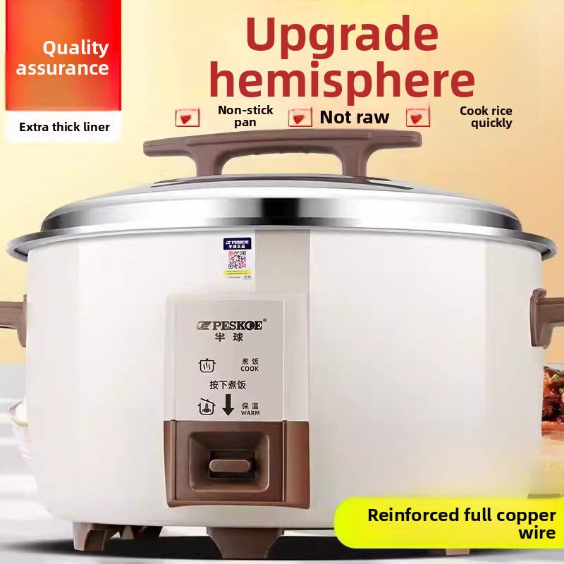 Rice Cooker 10 Cup - Extra grote capaciteit commerciële antiaanbak rijstkoker