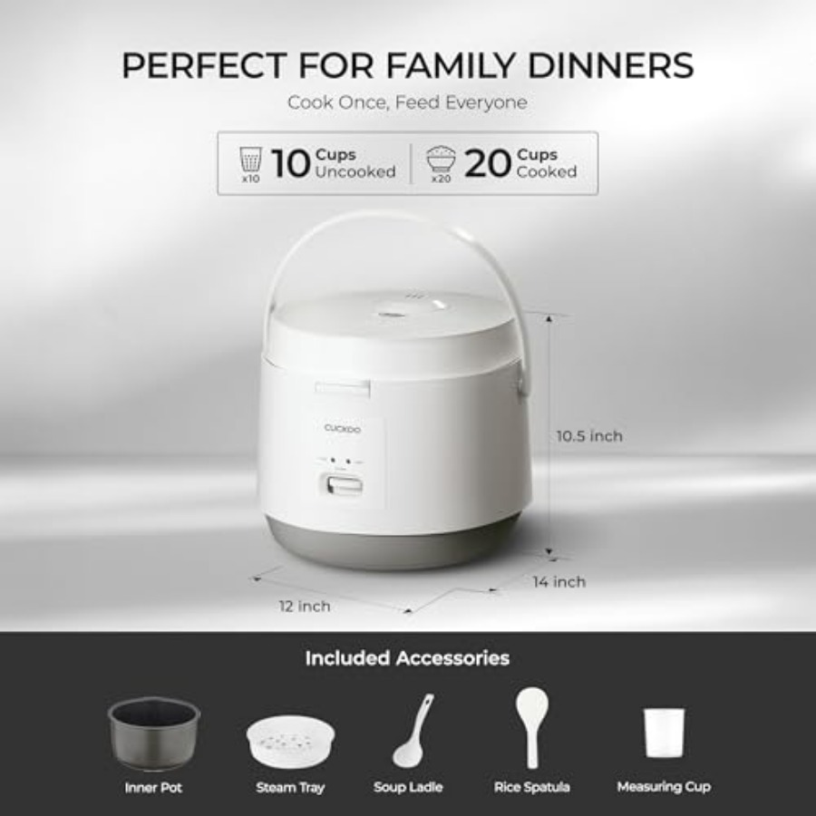 Basisrijstkoker voor 10 kopjes - Rice Cooker 10 Cup recensie en prijs