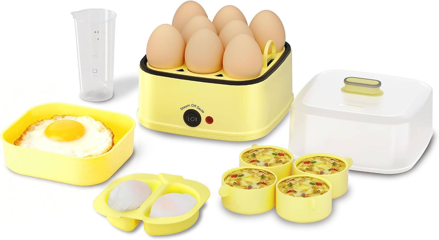 8-in-1 elektrische eierkoker:  - Egg Cooker Rapid recensie en prijs