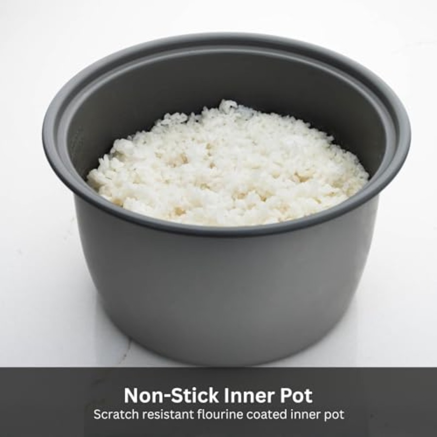Rijstkoker voor 10 kopjes, wit - Rice Cooker 10 Cup recensie en prijs